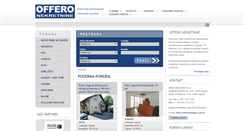 Desktop Screenshot of offero-nekretnine.hr