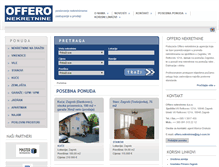 Tablet Screenshot of offero-nekretnine.hr